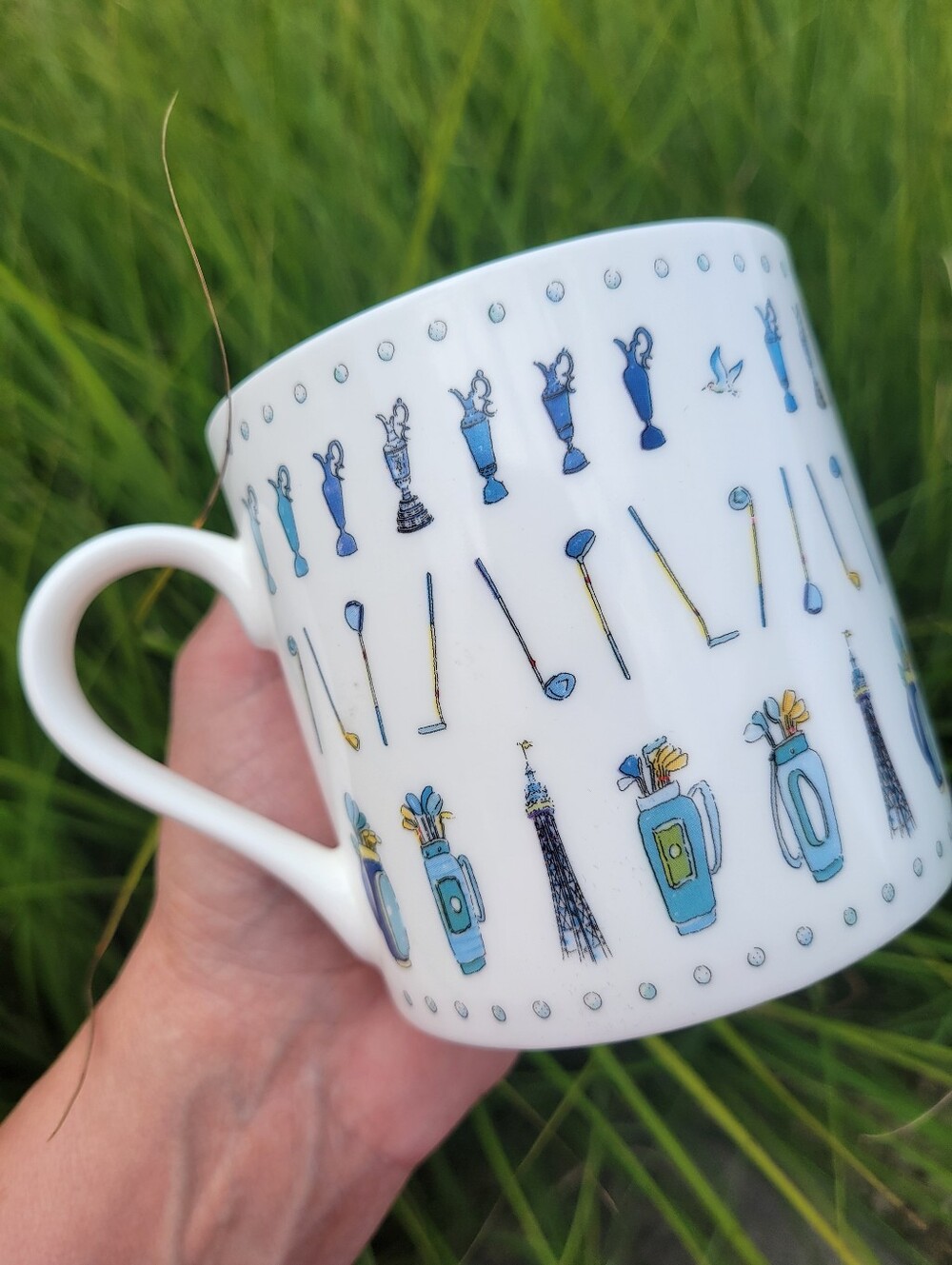 Sophie Allport "Open Championship" 2012 Bone China Mug Golf England Collectible